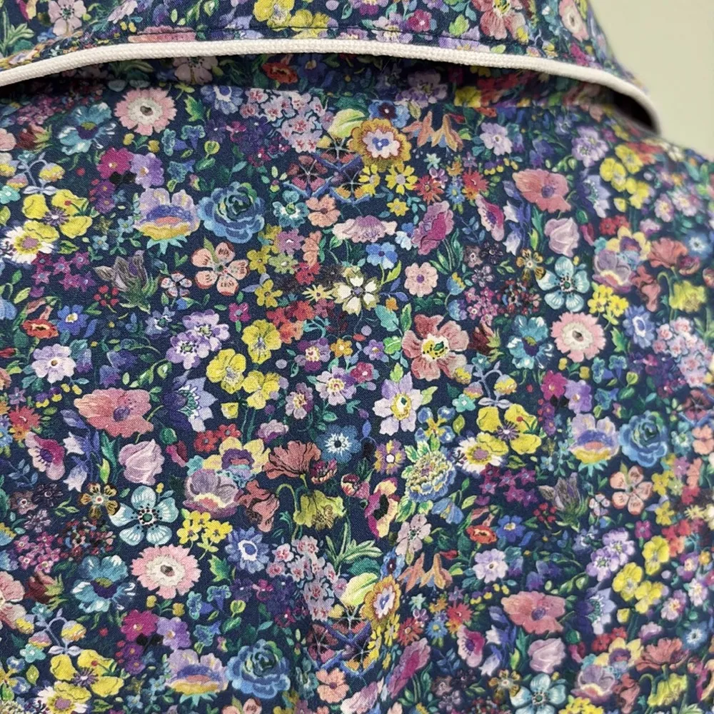 Bedhead Floral Pajama Button Front PJ Shirt 2X Purple - Image 7