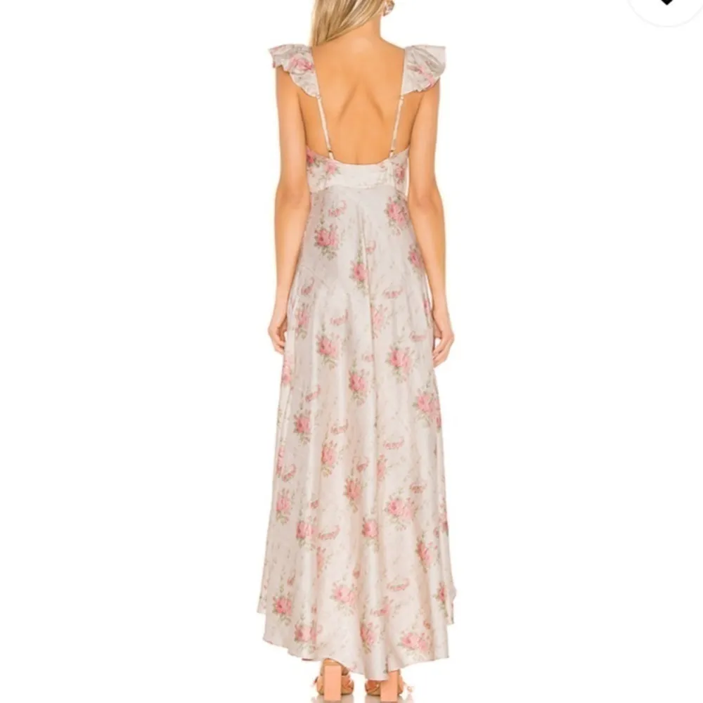 NWT LOVESHACKFANCY Cosmo Hi Low Floral Dress 2 - Image 3