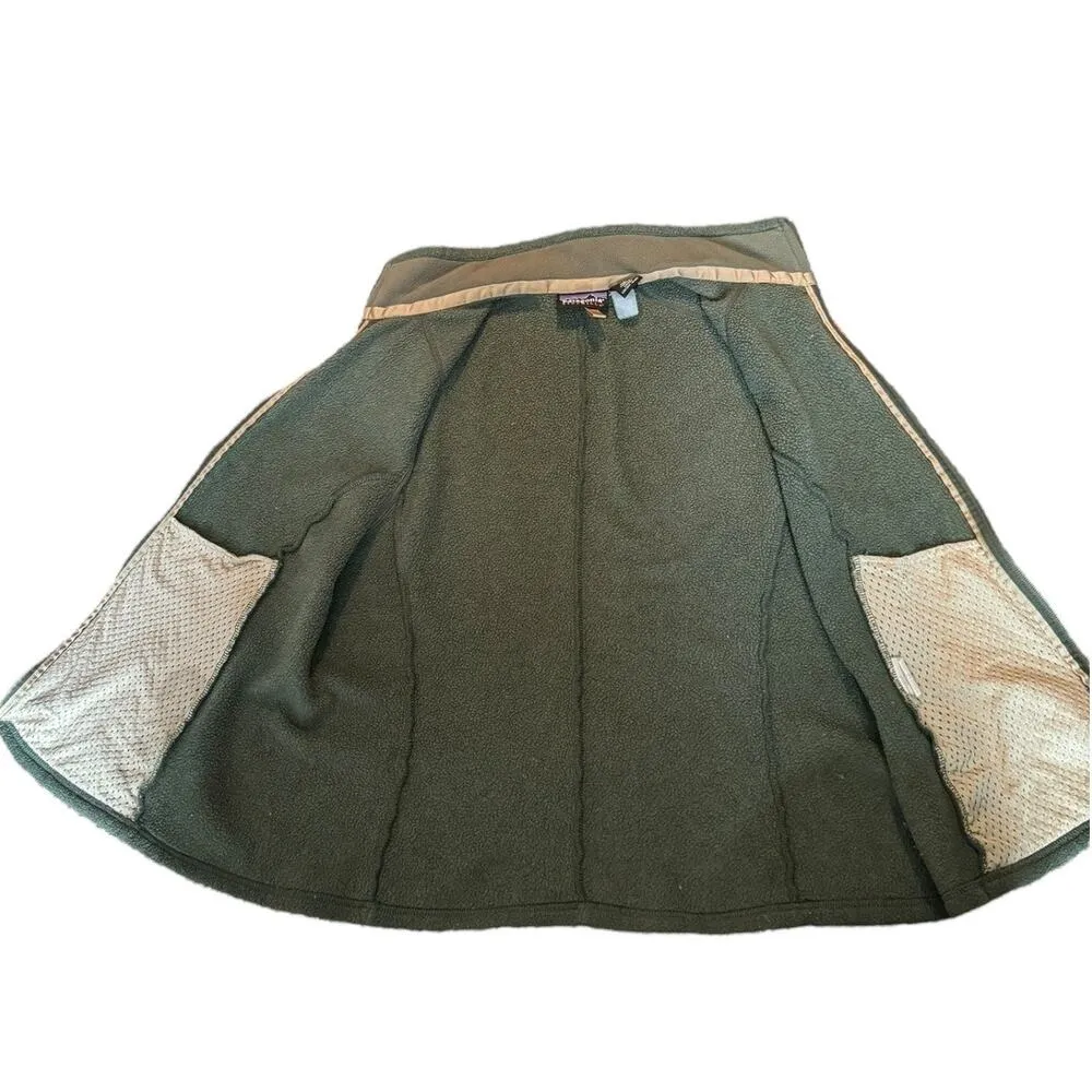 Women’s Patagonia Outdoor Full Zip Synchilla Fleece Windproof Vest Size Large - Image 7