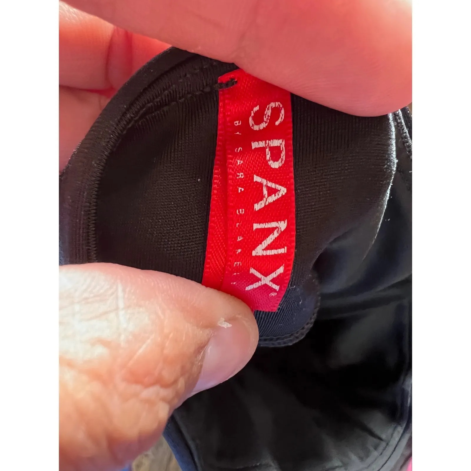 Spanx Faux Leather Leggings High Waisted Shiny Black Slimming Size‎ Small S EUC - Image 6