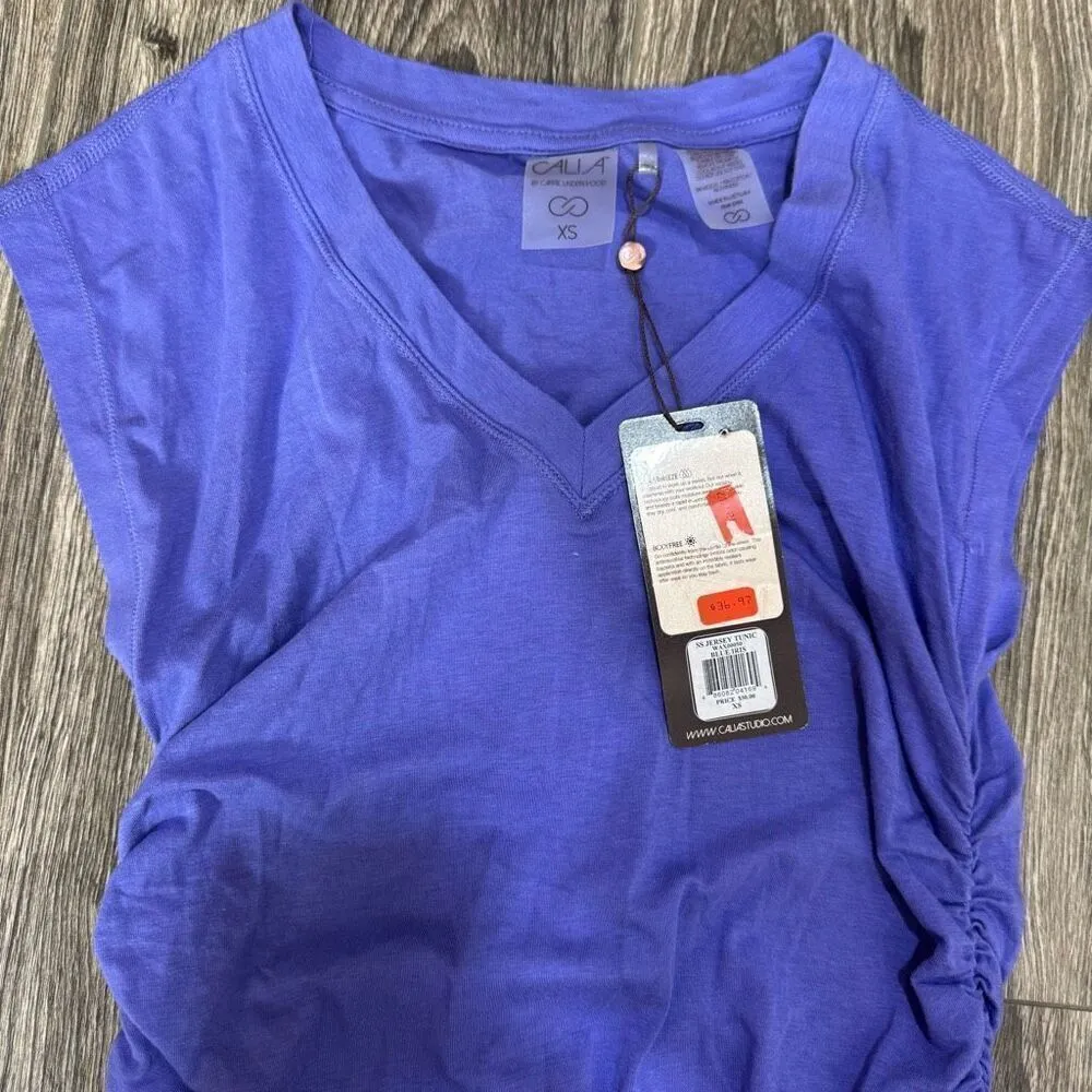 Calia SS Jersey Tunic Blue Iris XS - Image 2