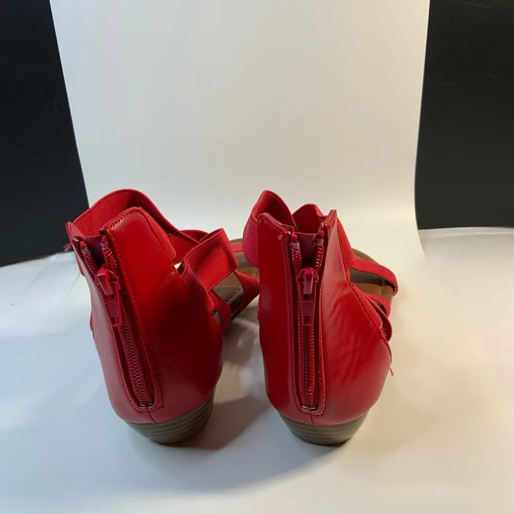 Dreampairs women’s ankle elastic strap sandals size 7 - Image 4