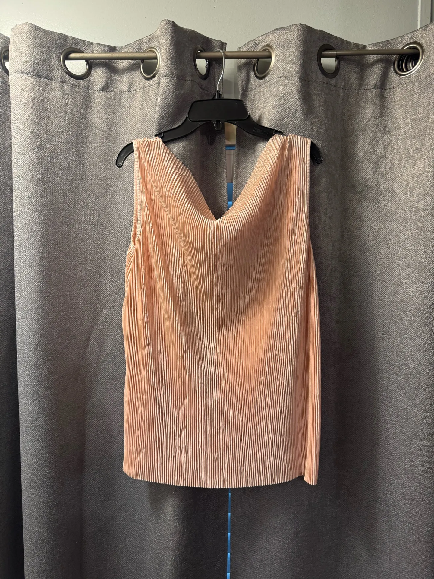 Worthington Pleated Cowl Neck Sleeveless Top | Size Small NWT - Image 3