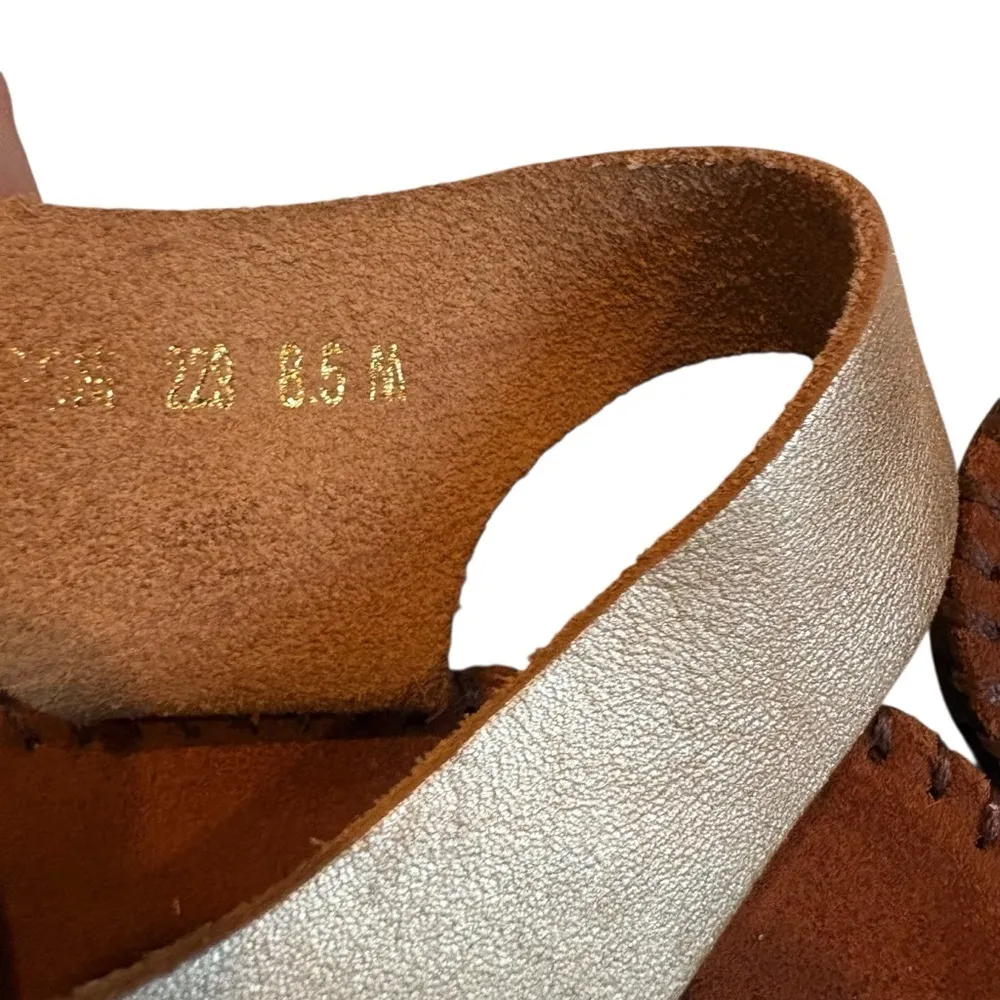 Sebastino Leather Gladiator Sandals, Sz 8.5 - Image 10