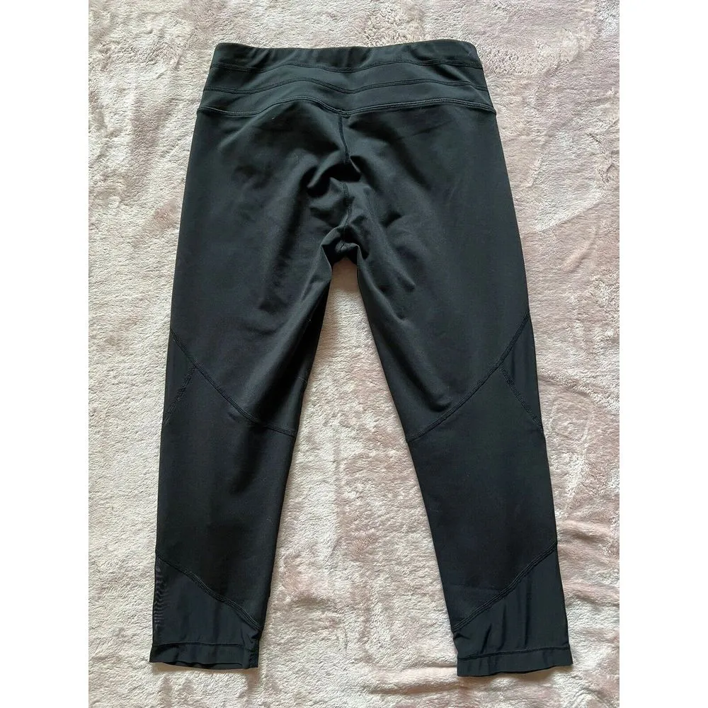 Athleta‎ Aura Sonar Women's Capri Mesh Legging Black Size Small - Image 3