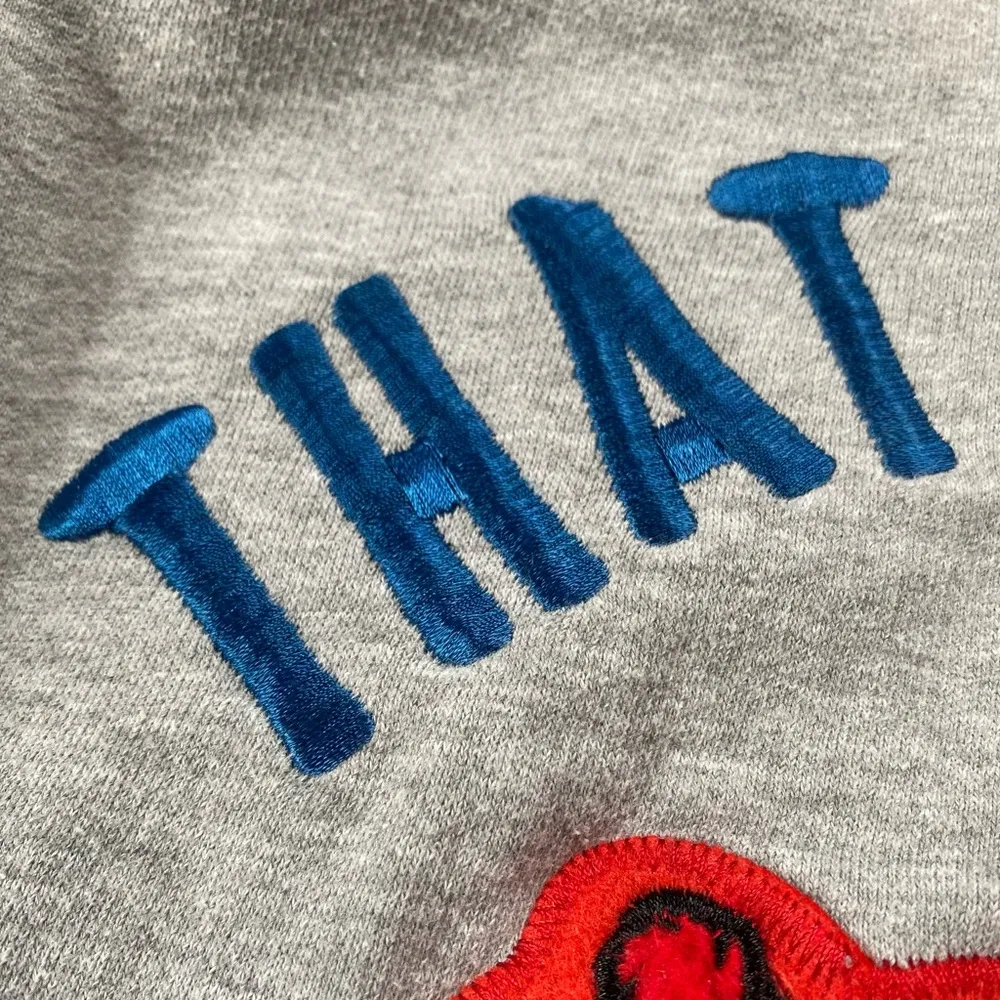 Vintage 90s That Tickles Sesame Street Elmo Crew Neck Sweatshirt Size Large - Image 5