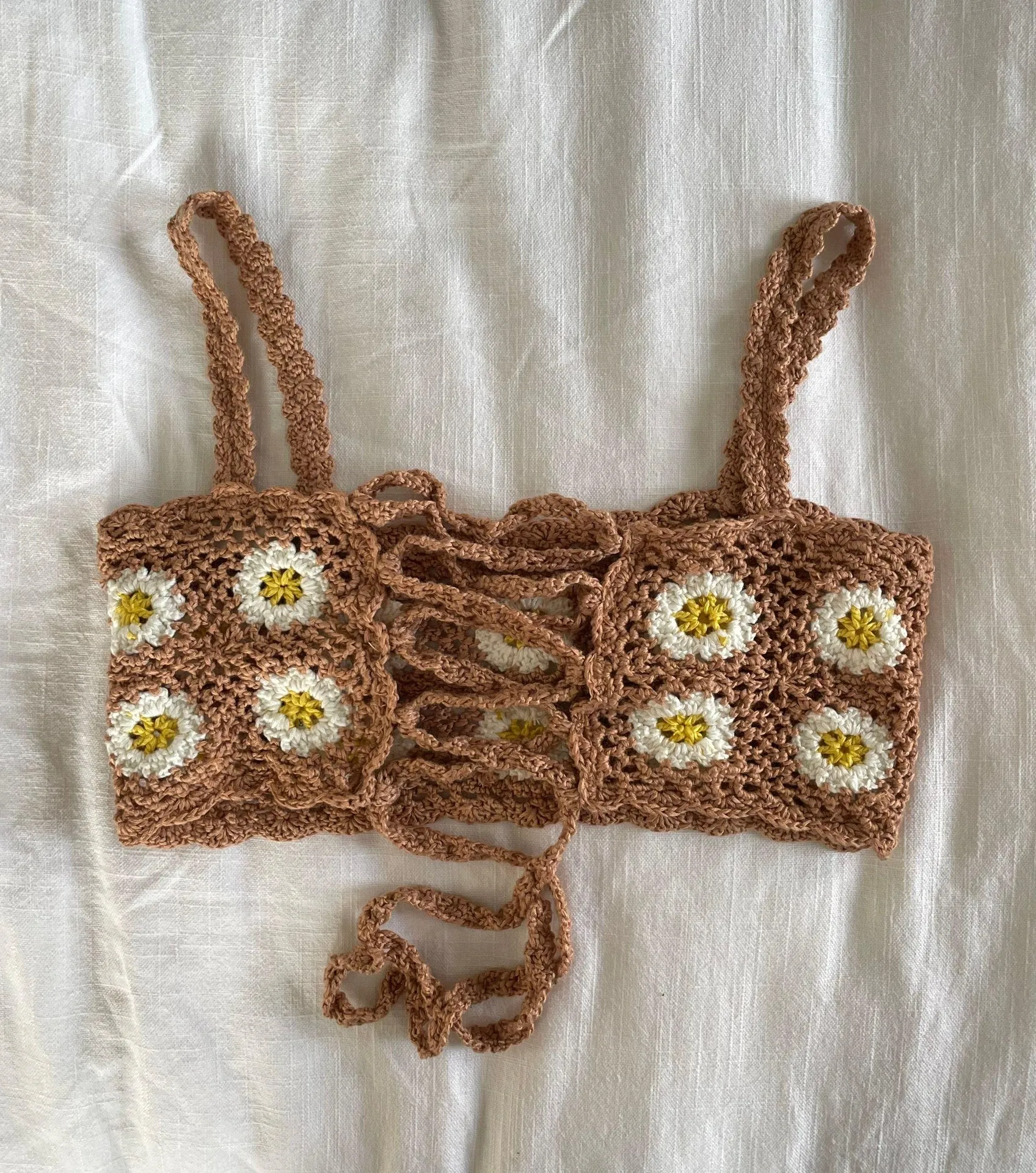 Lovers And Friends Crochet Daisy Top - Image 4