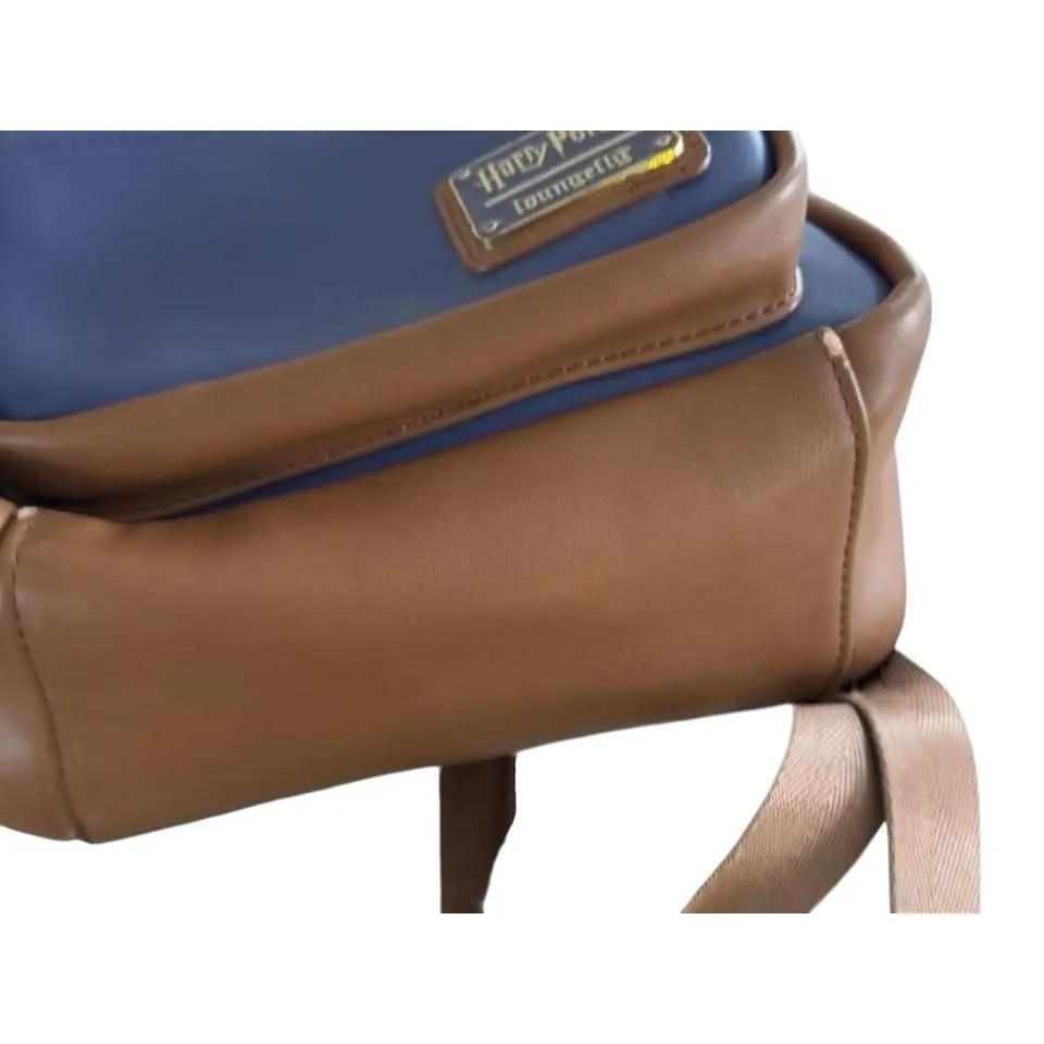 Loungefly Harry Potter Glasses Mini Backpack Navy Boxlunch Exclusive - Image 7