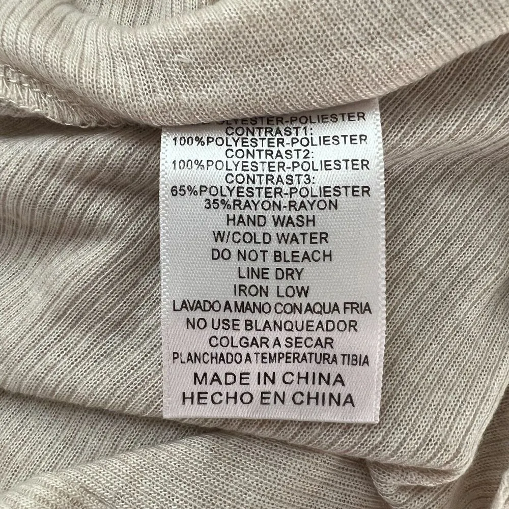 Listicle Shirt Womens Small Pink Gray Colorblock Tunic Peplum Bohemian Lagenlook - Image 7