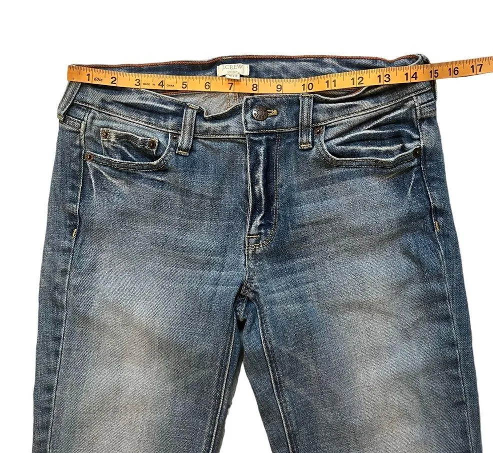 J. Crew Factory Stretch Matchstick Jeans Style 19023, Sz 27S - Image 10