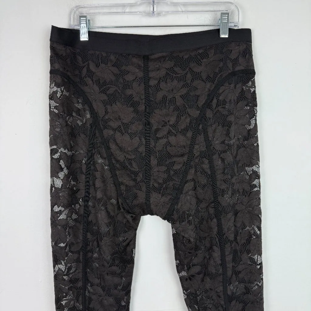 NWT P.E Nation Leading Score Legging Lace Sheer Black Size 2XL XXL $139 NEW - Image 6