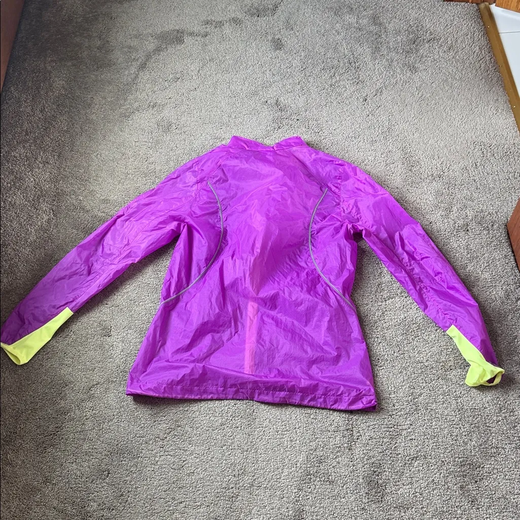 Adidas Purple Running Windbreaker SIZE S - Image 6