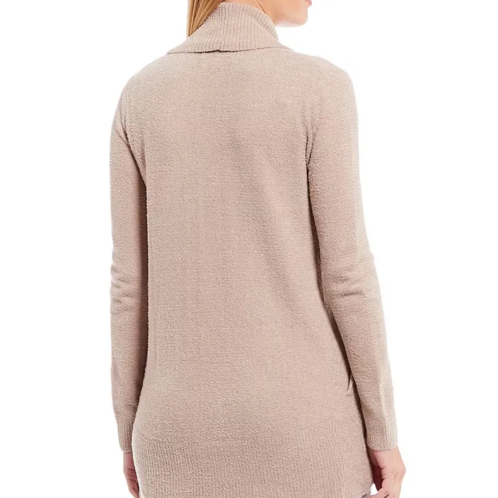 Barefoot Dreams Cozy Chic Lite Smoky Pink circle Cardigan medium - Image 2