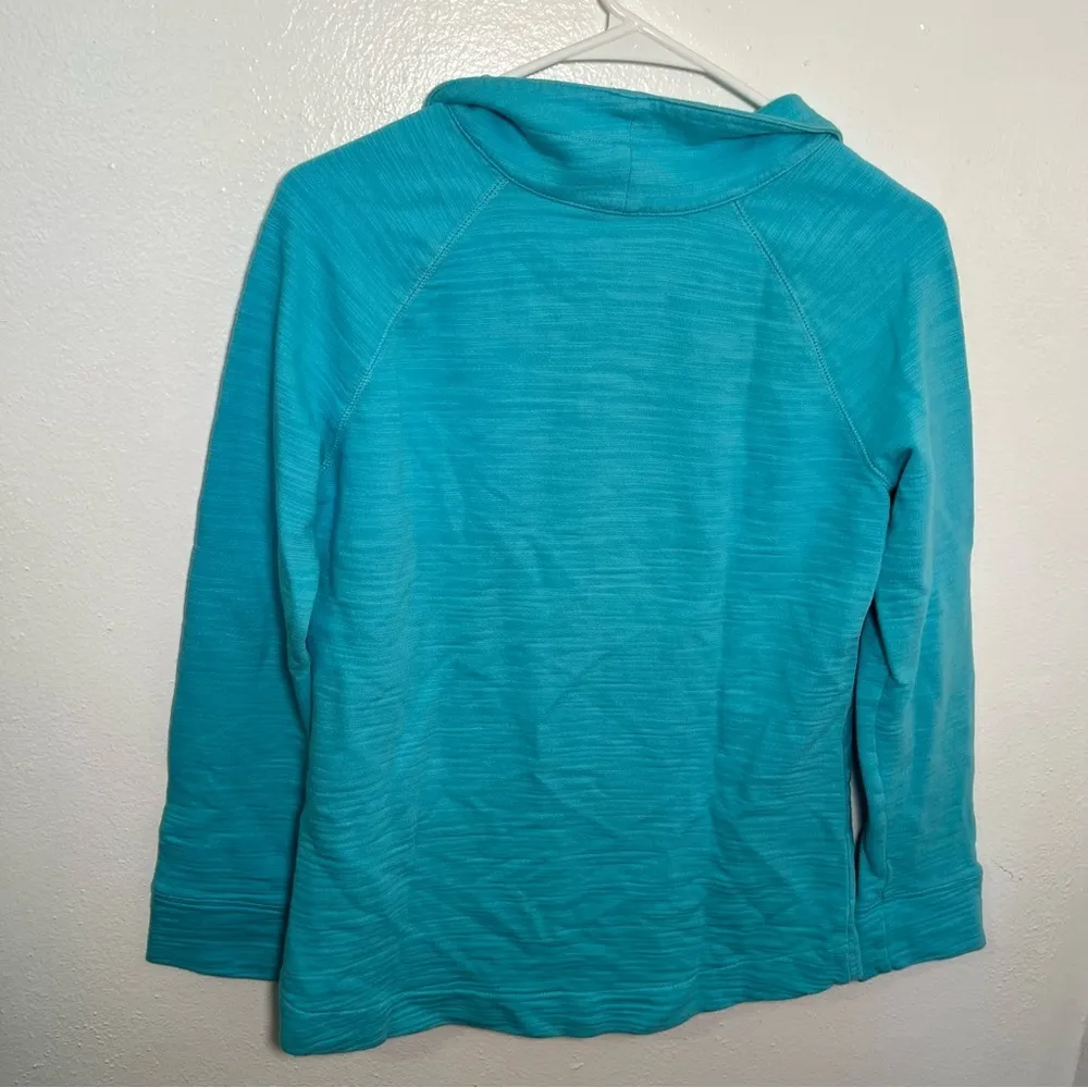 Lilly Pulitzer Popover Sweatshirt Bayside Pool Blue - Image 6