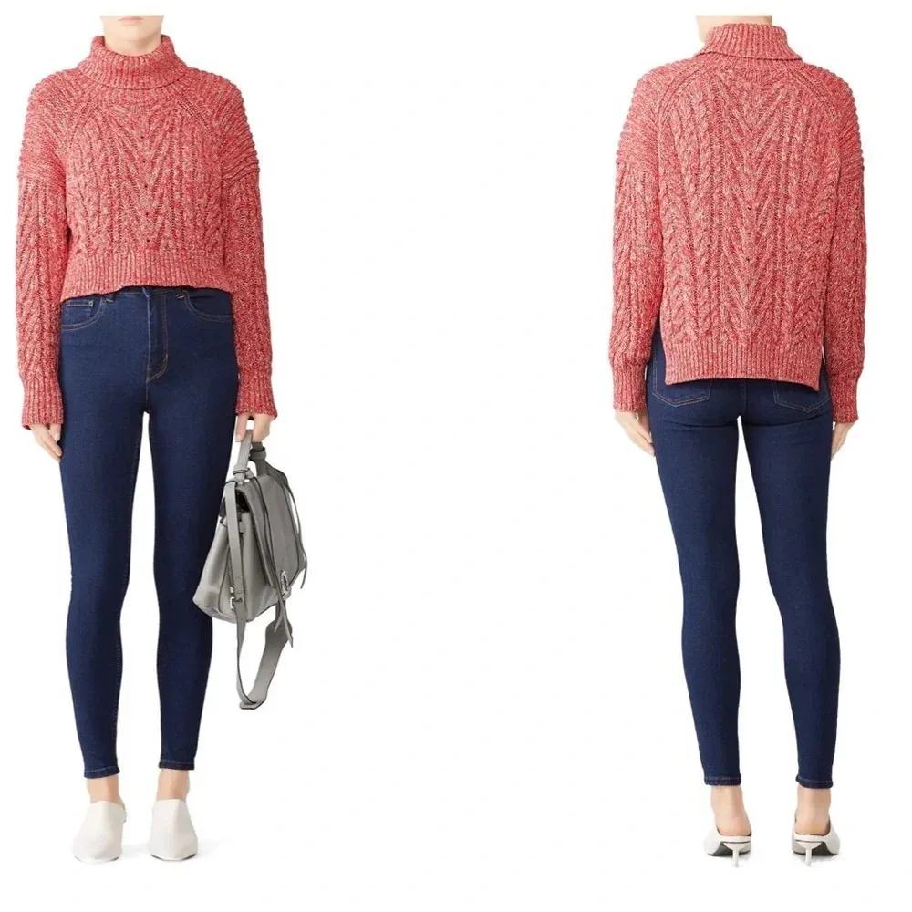 RTR C/MEO Collective Up Together Red Knit Sweater Large - Image 3