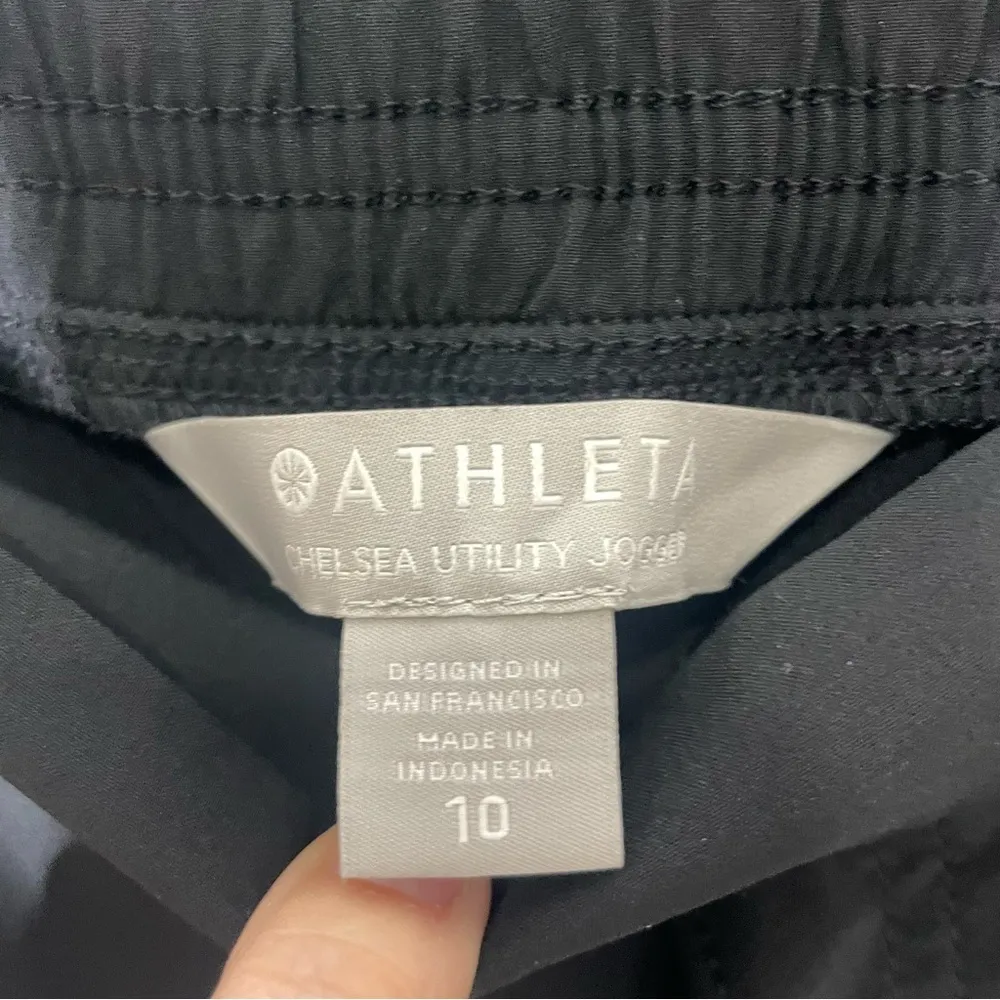 Athleta Womens Sz 10 Black Chelsea Utility Cargo Jogger Athletic Pants 114 - Image 5