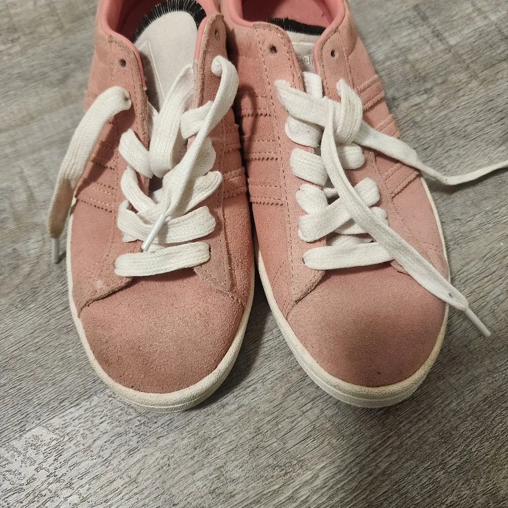 Adidas Pink Campus Sneakers Size 7 - Image 4