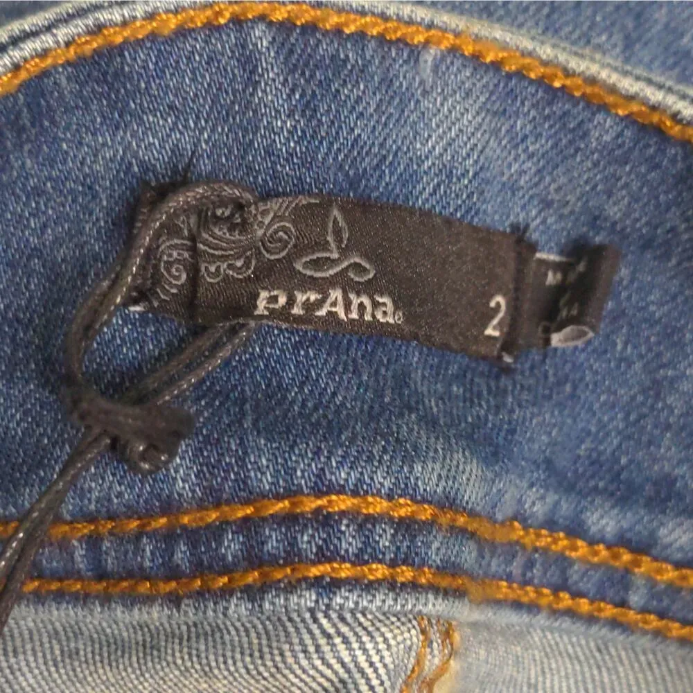 Prana Broadway Skirt Denim Jean True Blue Stretch Organic Pockets 2 New - Image 6