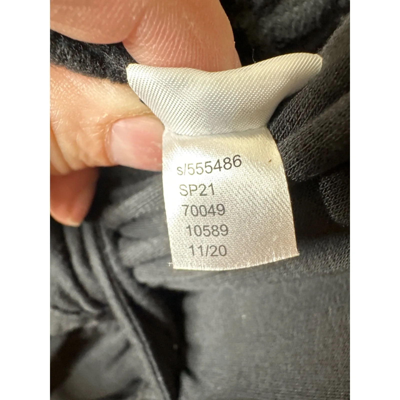 Lou & Grey LOFT Women Large L/S Jumpsuit Black Signature Soft Minimalist Travel - Image 6