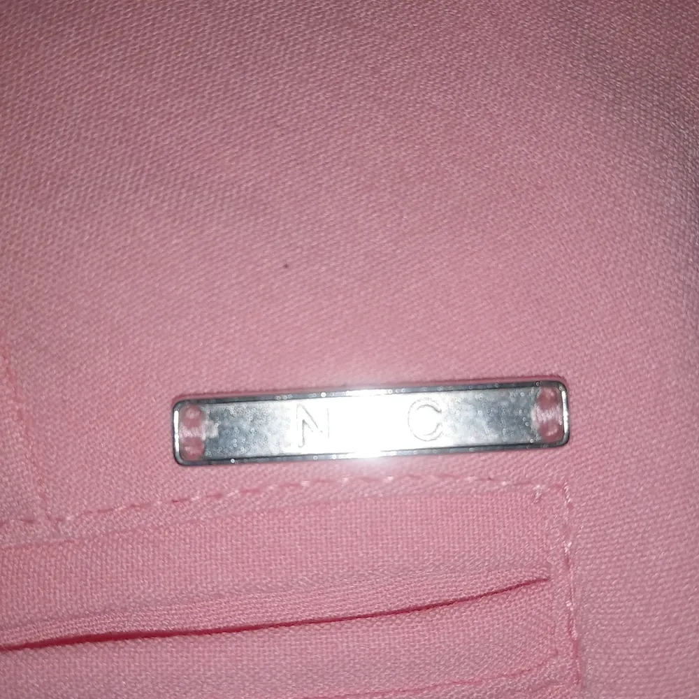 New York & Co. 2 Stretch Pink Rose Slacks Pants - Image 4