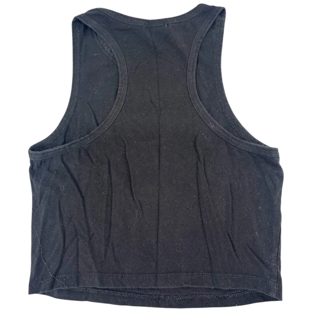 Bozzolo Black Halter Crop Top - Image 2