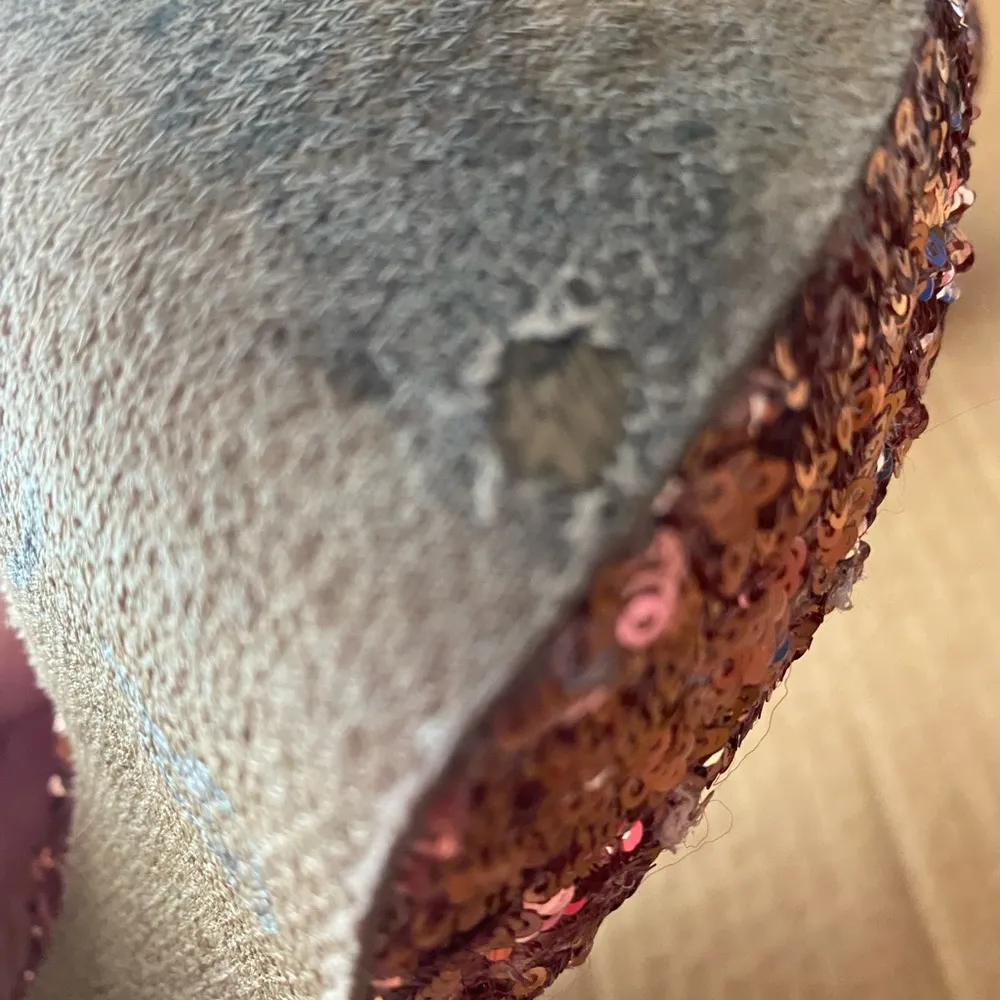 Steve Madden Rose Gold Womens Platform Pumps Sequins Sequined Size 6 Heel  5” - Image 9