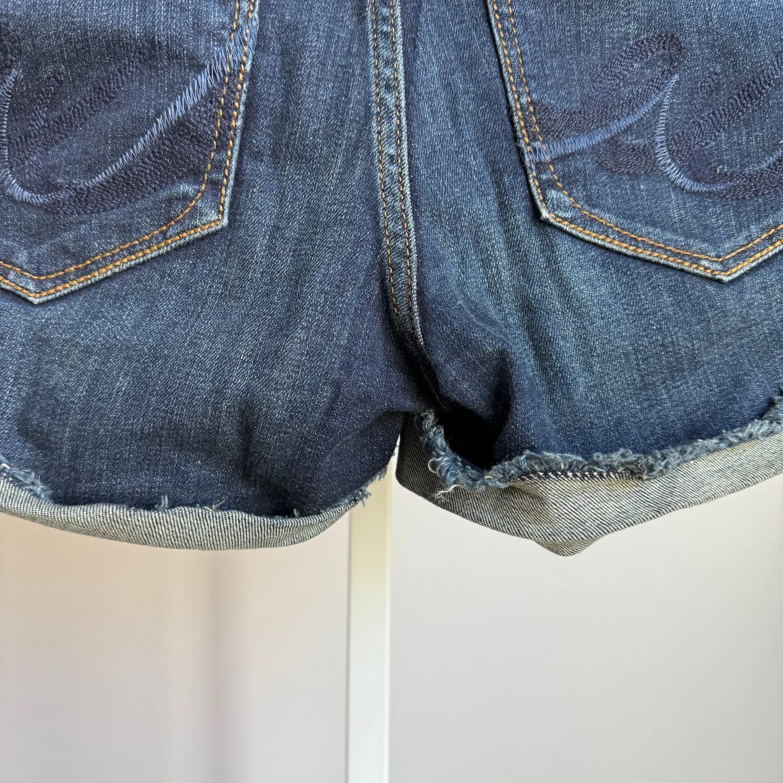Express sz‎ 4 blue denim shorts - Image 8