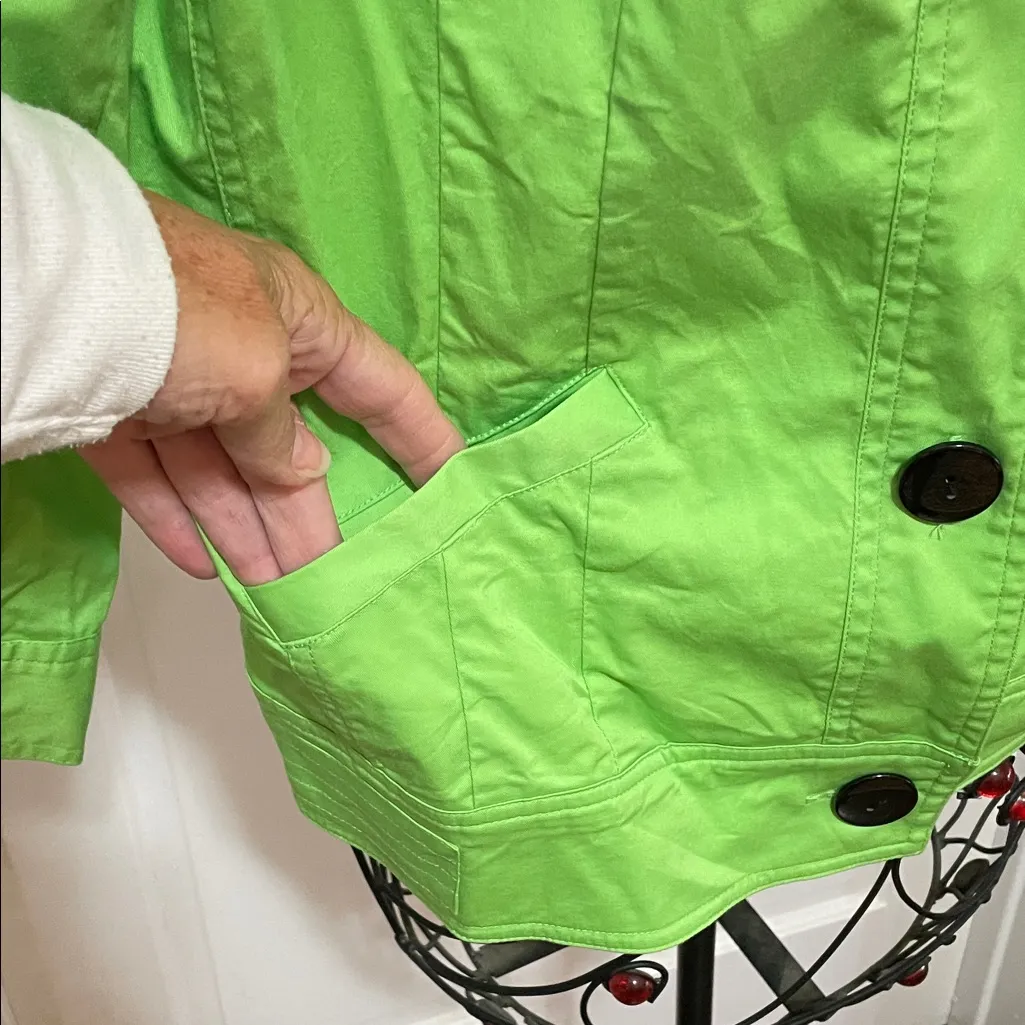 🍋‍🟩🍋‍🟩🍋‍🟩BOGOHO 🍋‍🟩🍋‍🟩🍋‍🟩City Girl Lime Green Jacket - Image 5