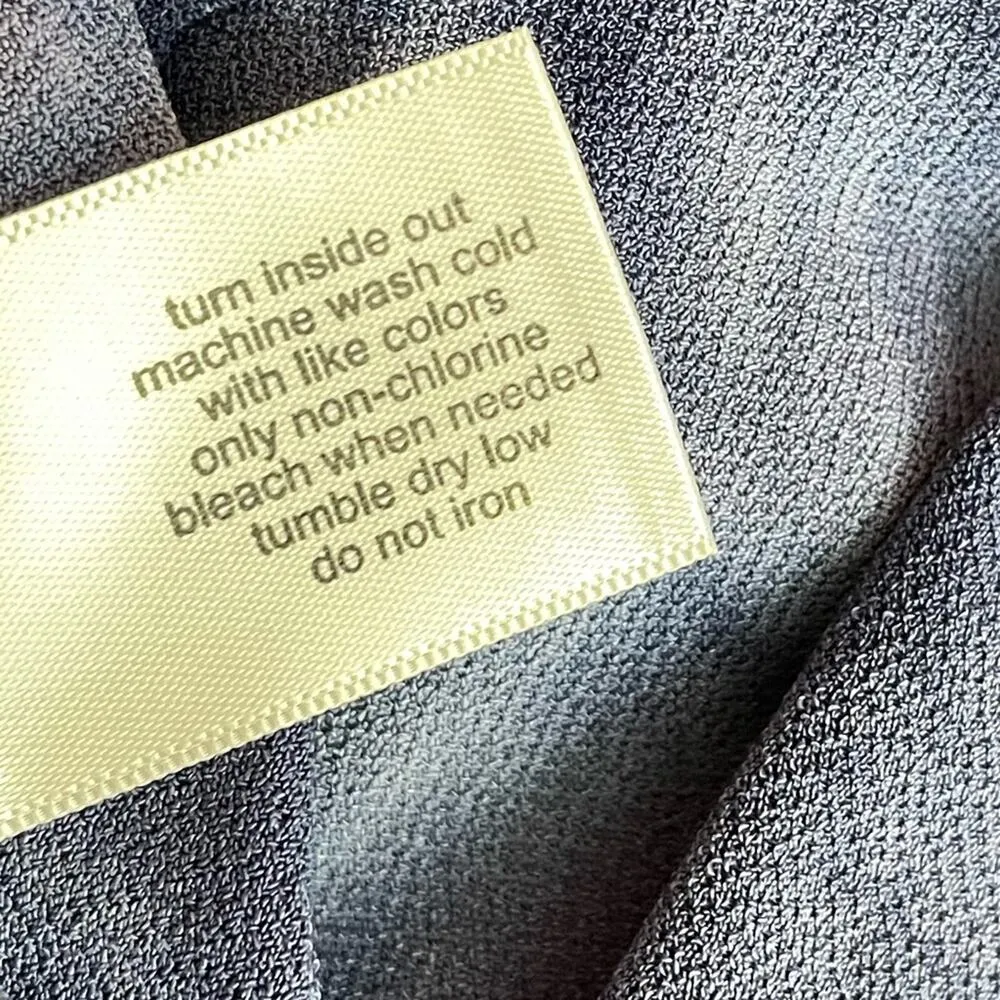 Blue Tie Dye Stretch Knit O ring Wrap Cap Sleeve Dress 22 24 Petite - Image 13