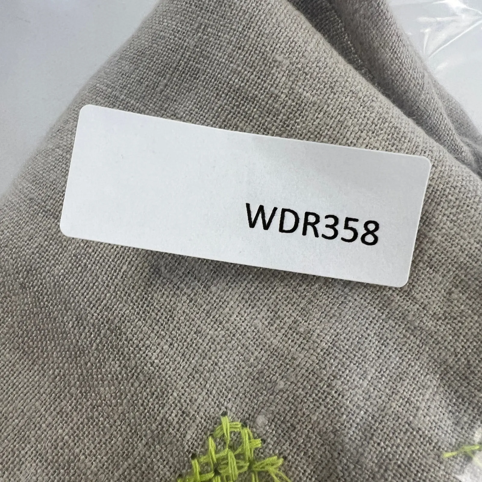 Uncle Frank Linen Cross Stitch Off Shoulder Tunic Peasant Dress Flax Size M - Image 10