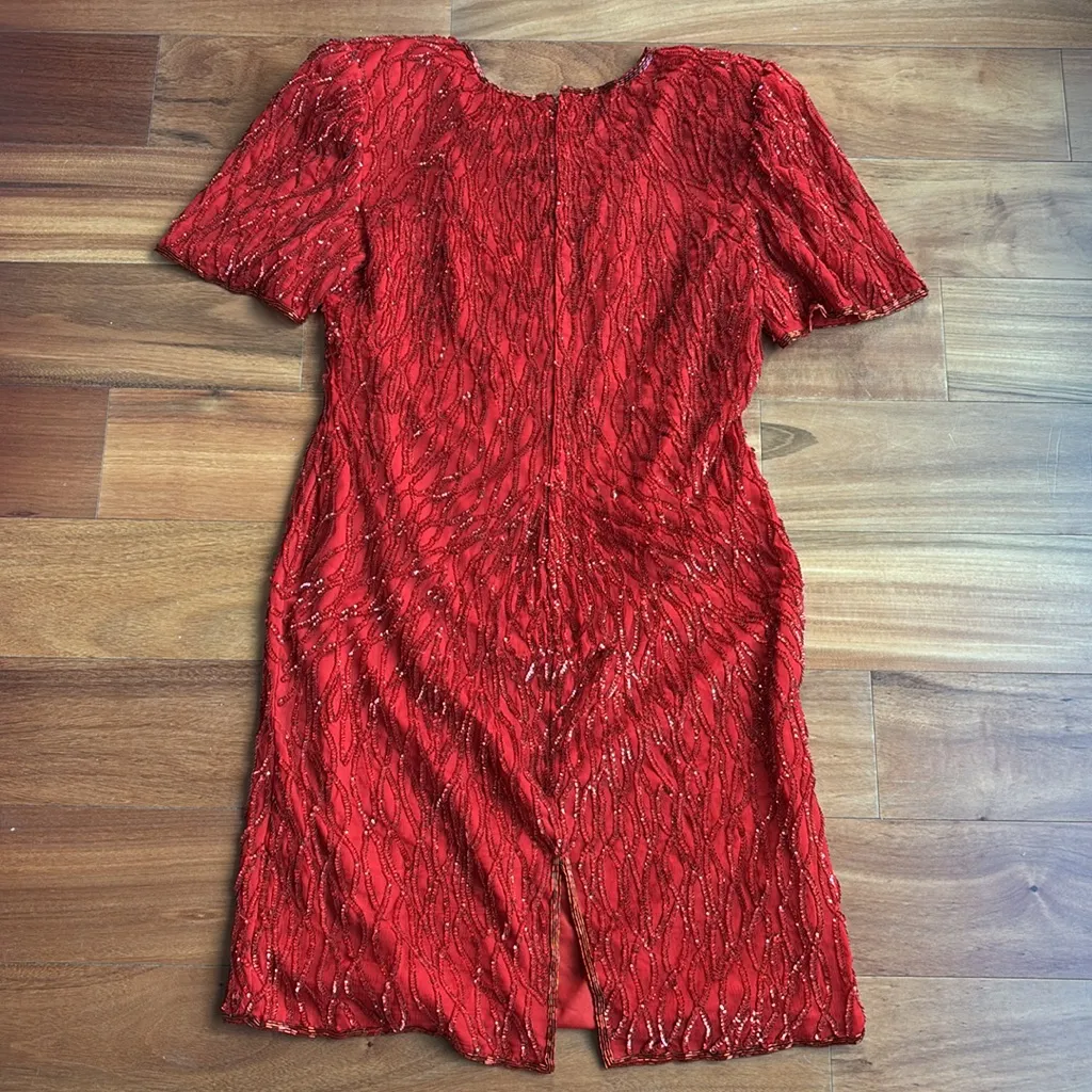 Vintage Laurence Kasar silk dress - Image 10