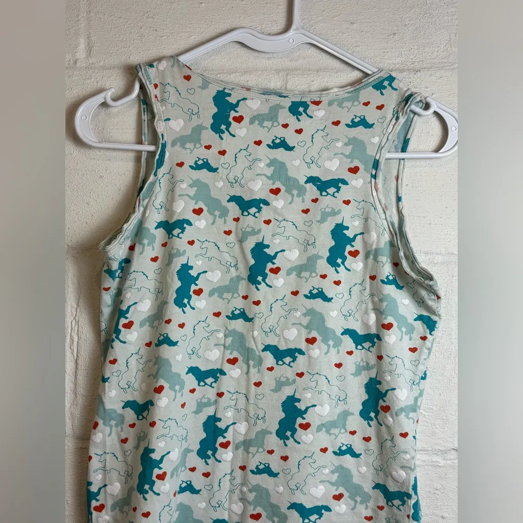 Loungefly Woman’s Unicorn Printed Casual Summer Twee Cute Tank Top Size Medium - Image 5