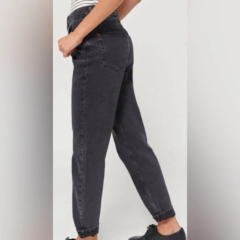 Urban Outfitters BDG High Waist Faded Black Mom Jeans Straight Leg Size 26 - Image 2