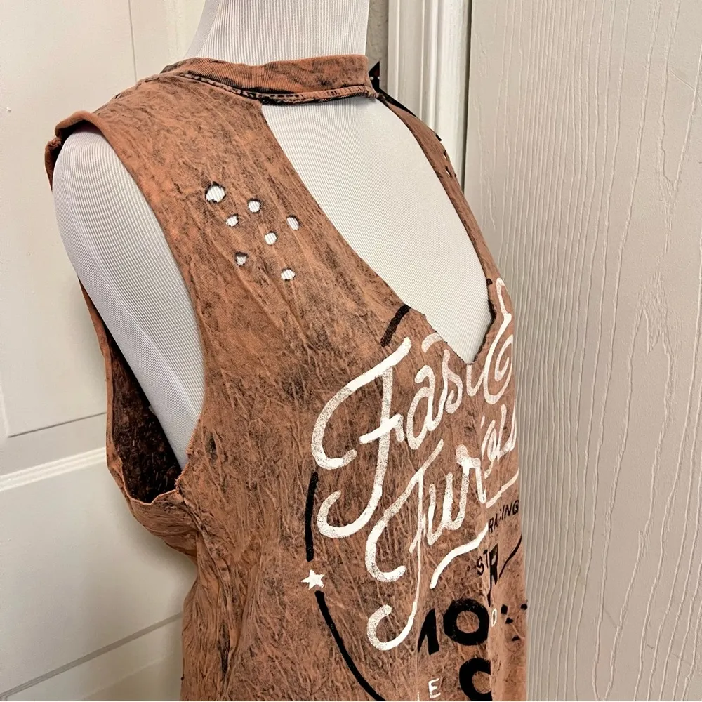 Affliction Fast Furious Distressed Top - Image 3