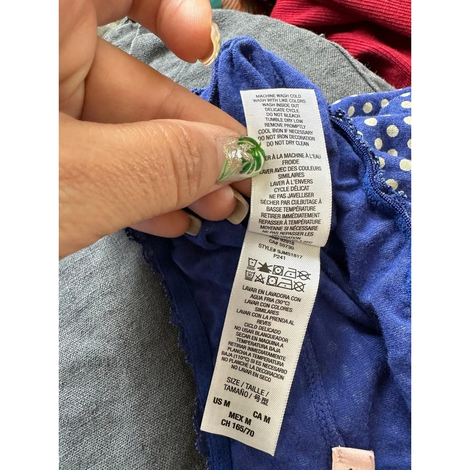 Vintage Y2K Juicy Couture Polka Dot Sleep T-Shirt Bootie Shorts Pajamas PJs S/M - Image 12