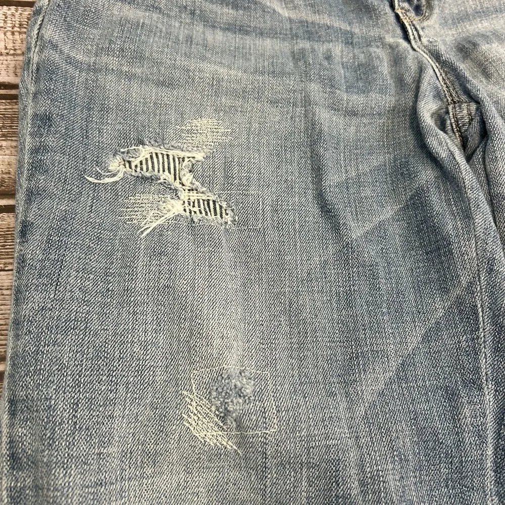 White House Black Market Blue Straight Leg Jeans - Image 4