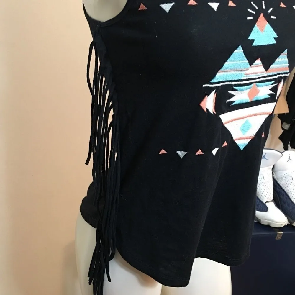 Hollister side fringe tank! Soft comfy - Image 2