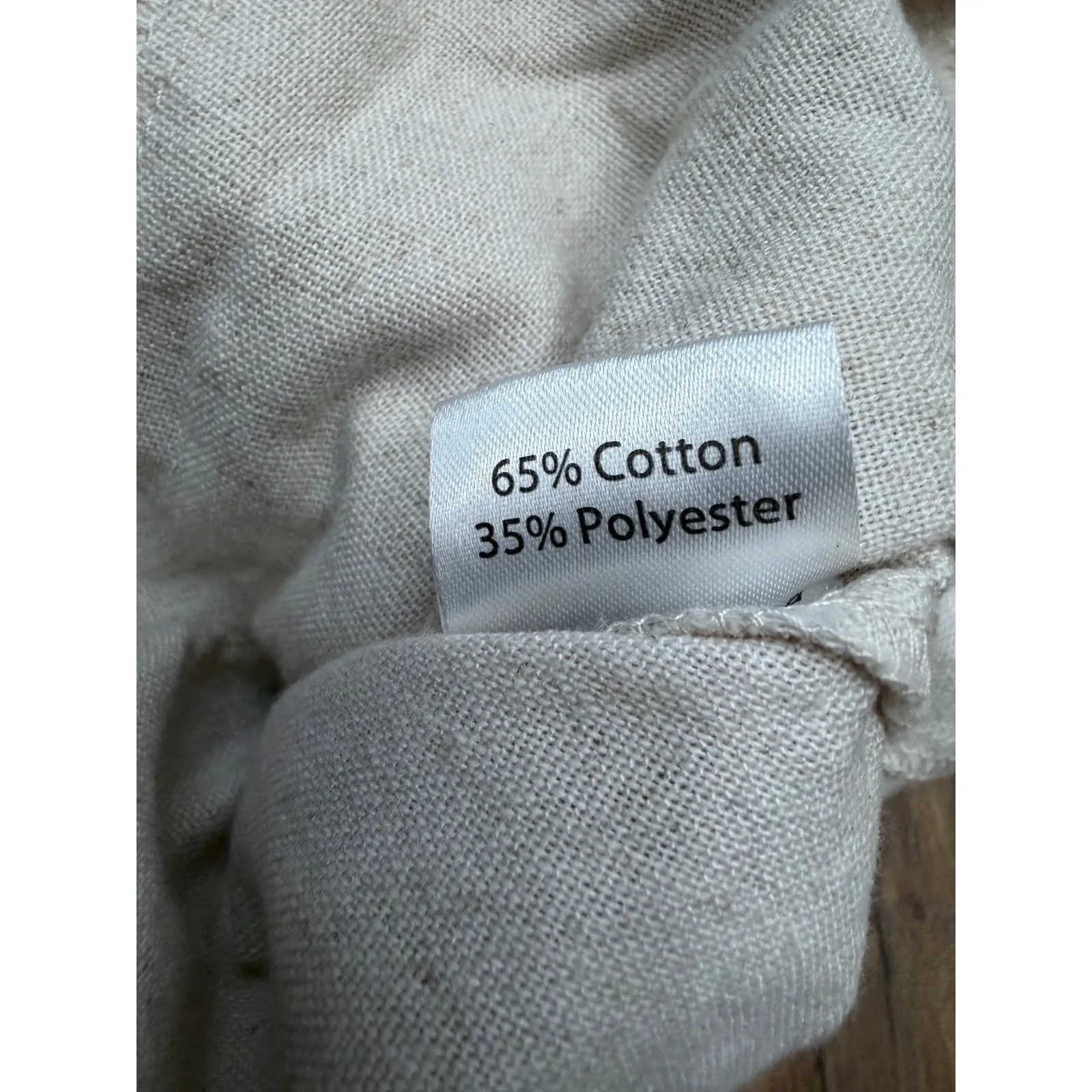 Princess Polly Linen Blend Belted Romper‎ Beige Short Sleeve US 6 - Image 6