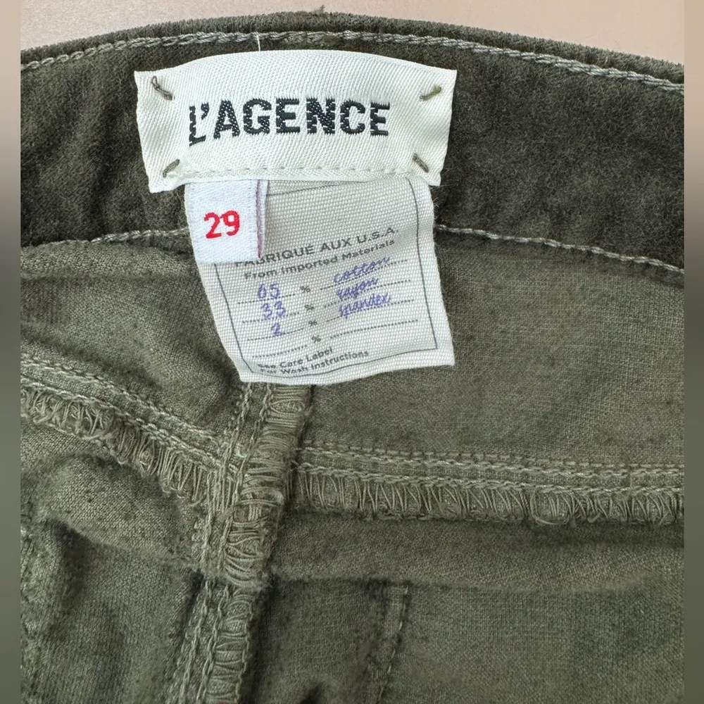 L’Agence Jeans Margot High Rise Velvet Skinny Jeans - Image 6