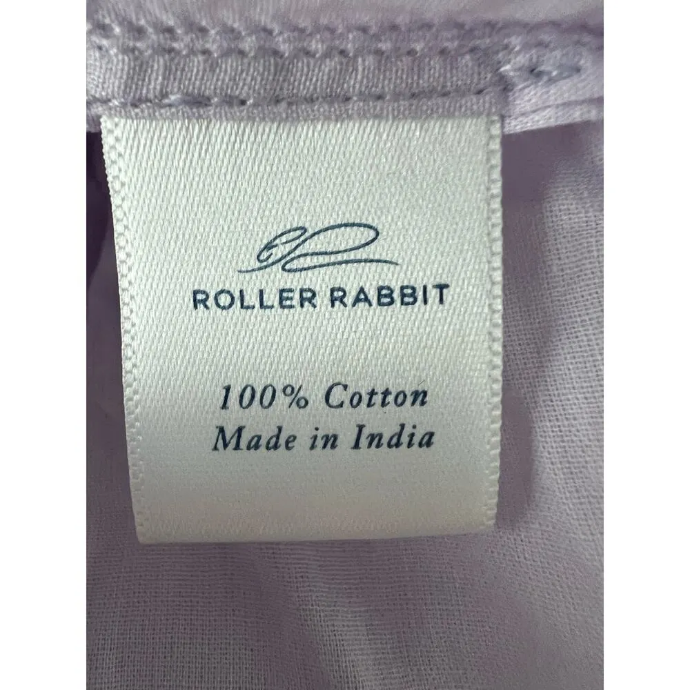 Roller Rabbit Fouta Lilac 100% Cotton Scarf Dress One Size Bohemian Flowy - Image 5