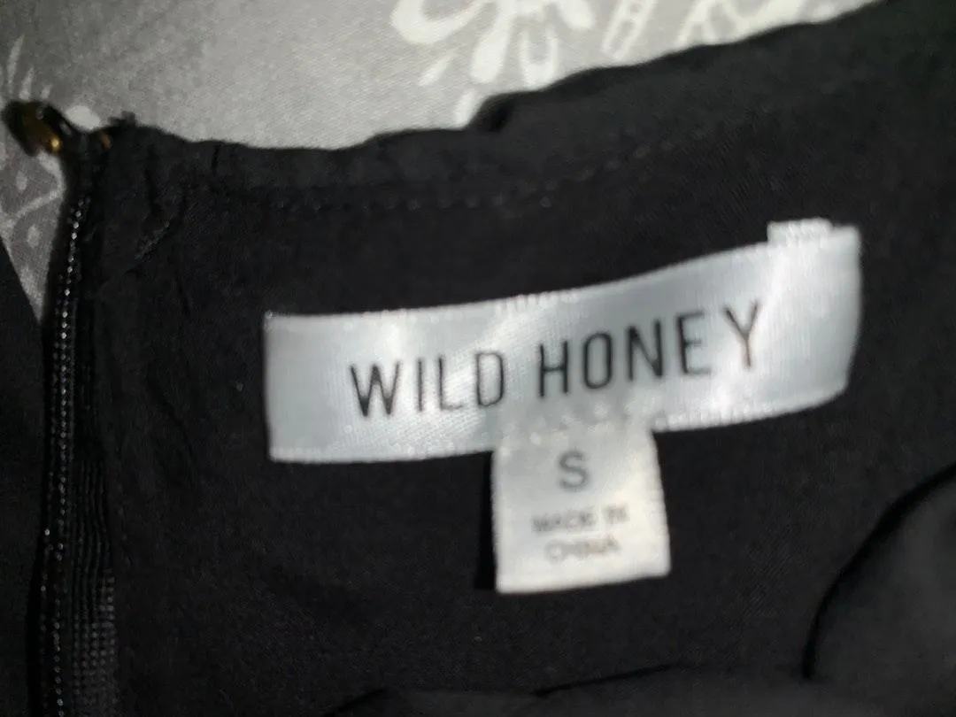 Wild Honey Black Tie Romper - Image 3