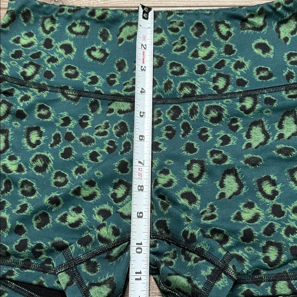Fleo Booty Shorts Green Animal Print Size‎ Medium - Image 7