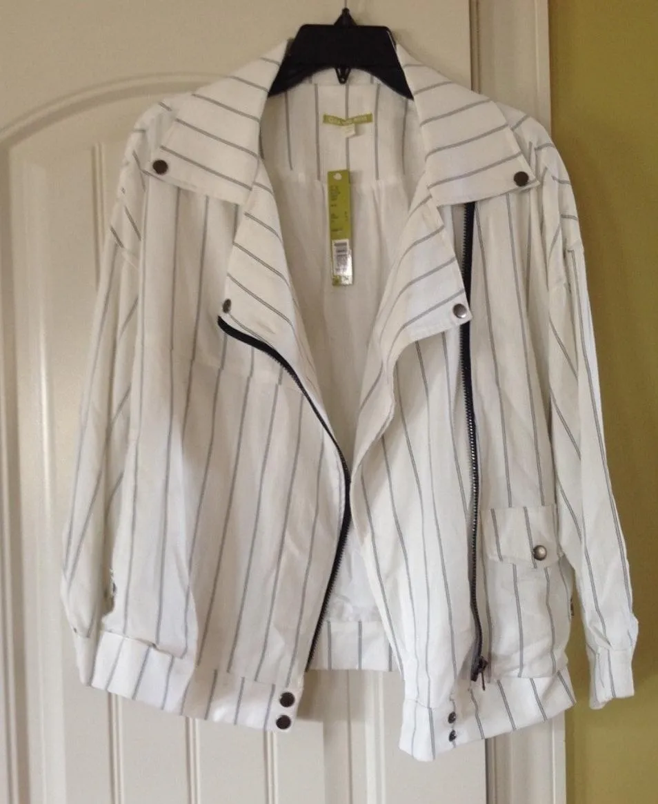 MONTE STRIPE  MOTO JACKET (SzS) - Image 5