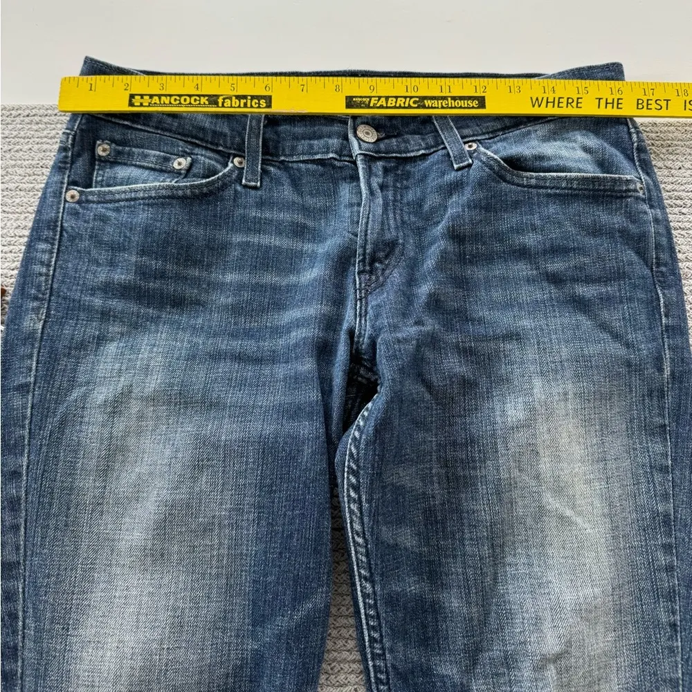 Levi’s Vintage Y2K Dark Wash Low Rise Denim Jeans Size 9M - Image 5