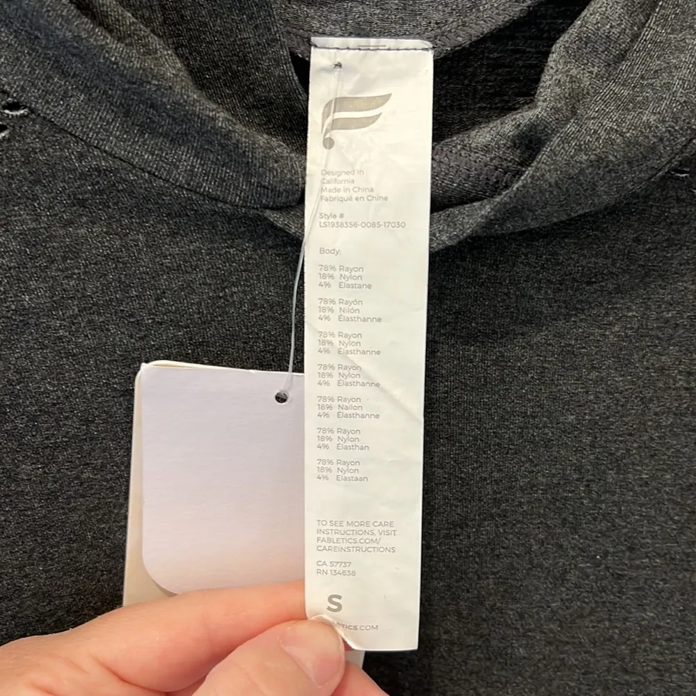 NWT Fabletics Anna Seamless Hoodie | Women’s Small - Image 4