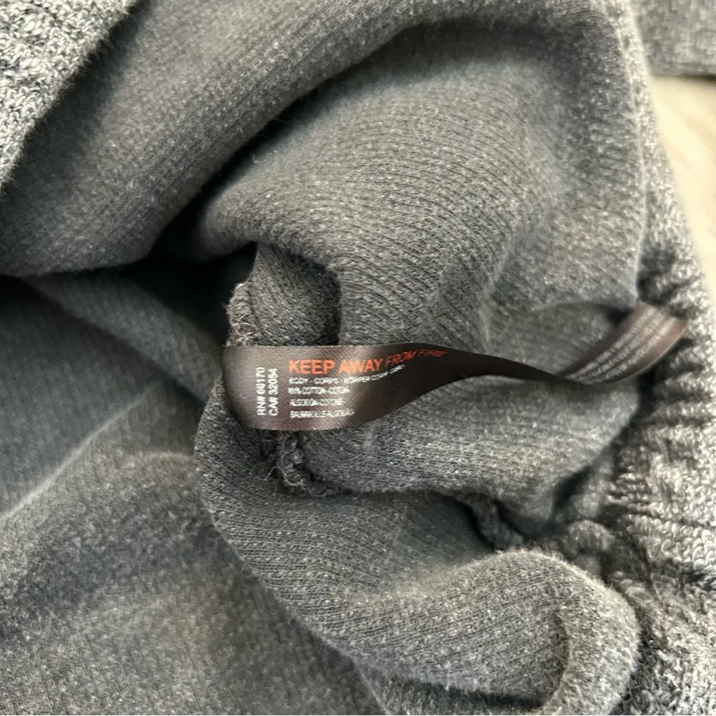 Free People Movement Gray Wrap Top Sweatshirt Hoodie Size XS Ballet Core - Image 8