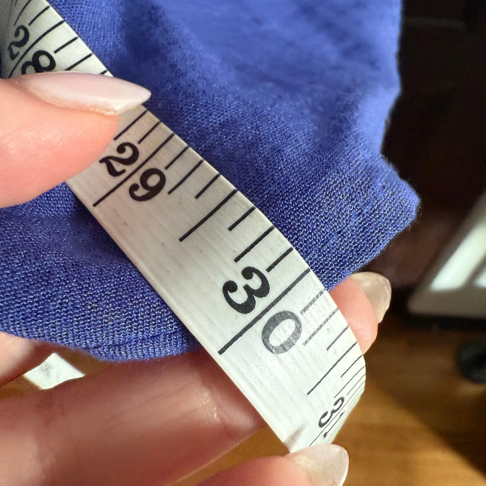 ALI MILES | Royal Purple / Blue Art to Wear Artsy Trapeze Shirt | Extra Large Size XL - Image 6