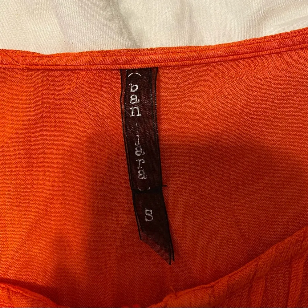Ban Jara orange boho blouse in small - Image 5