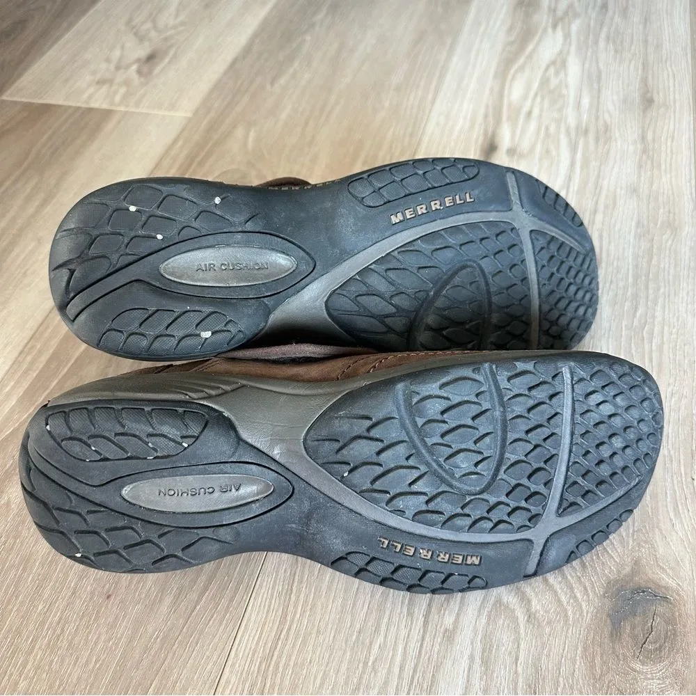 Merrell Moc Encore Spritz Womens Sz 10 Brown Suede Slip On Q Form Mules J55932 - Image 6