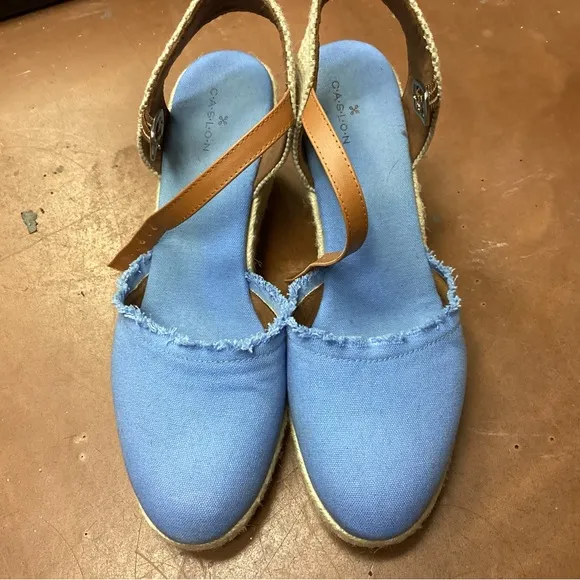 Caslon Sagittario Wedge Espadrille in Blue Cornflower - Image 2